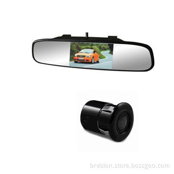 4.3-inch Mirror System, Includes OEM Mirror and Mini Camera